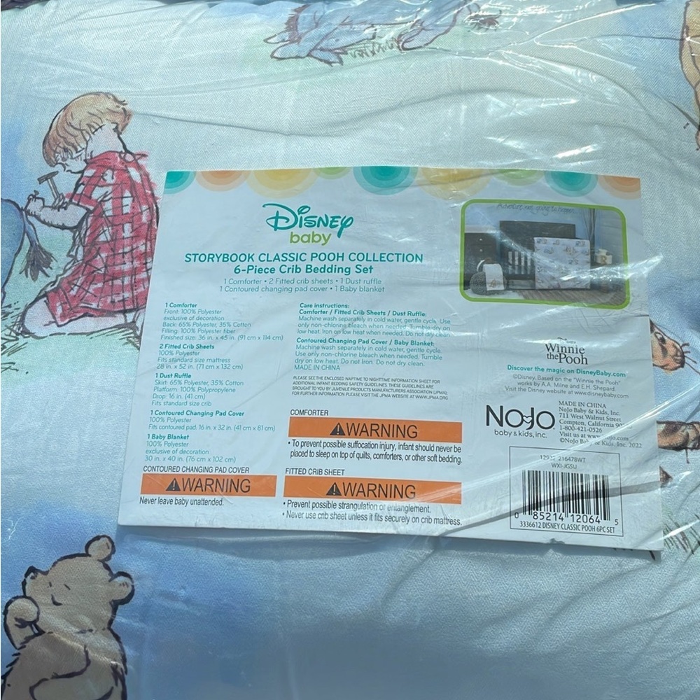 Winnie the Pooh crib bedding